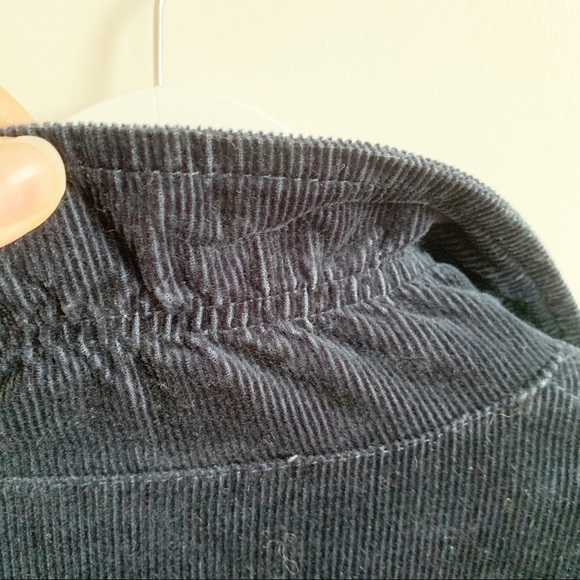 Mexx Navy Blue Cropped Blazer Corduroy Ruched 6 - Picture 7 of 11